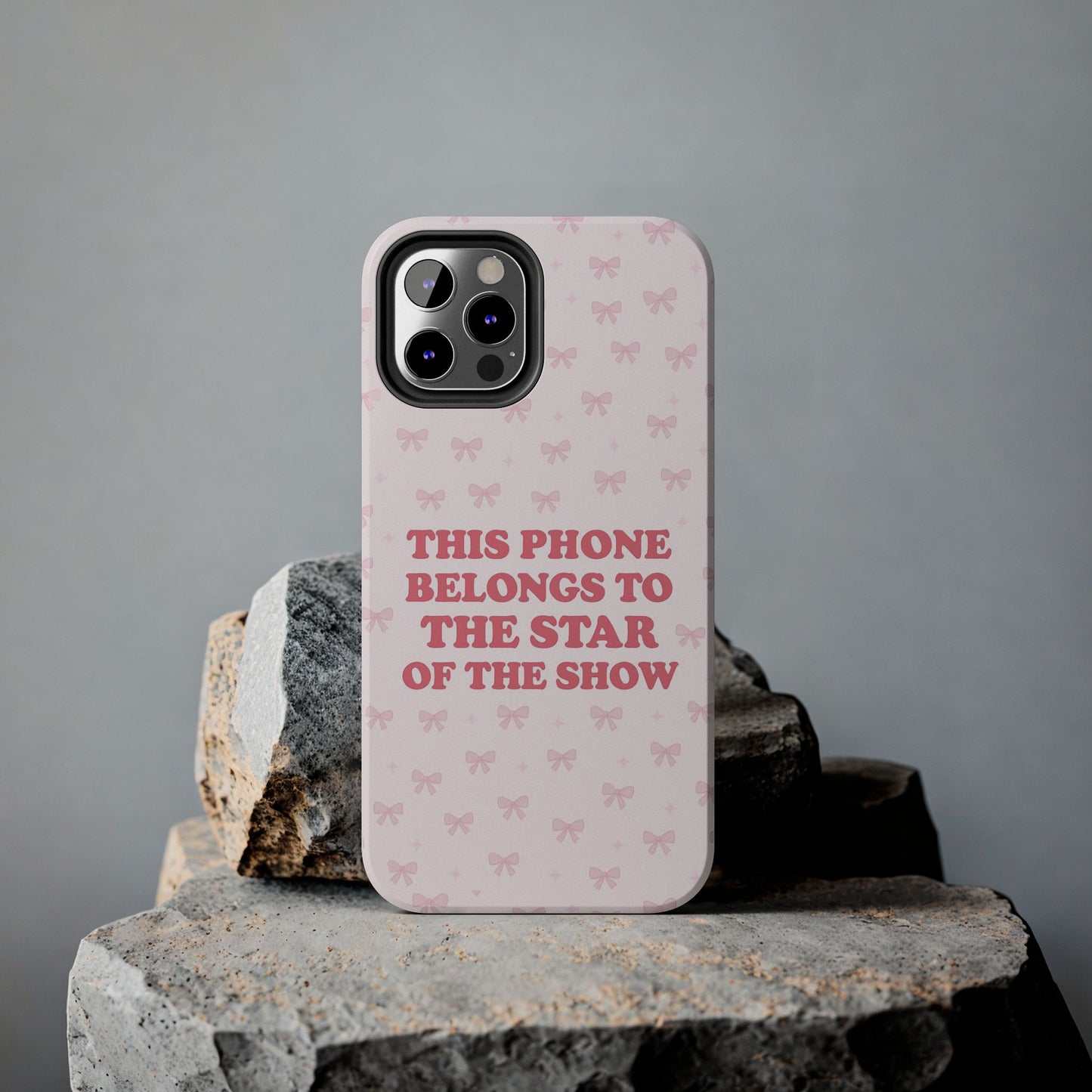 Sosa Nova “Star of the Show” Pink Bow Phone Case