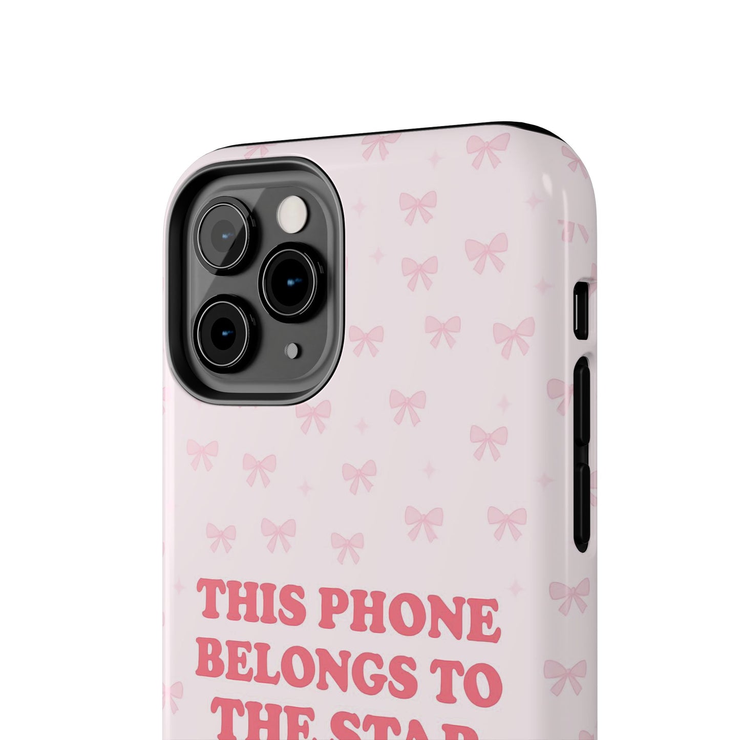 Sosa Nova “Star of the Show” Pink Bow Phone Case