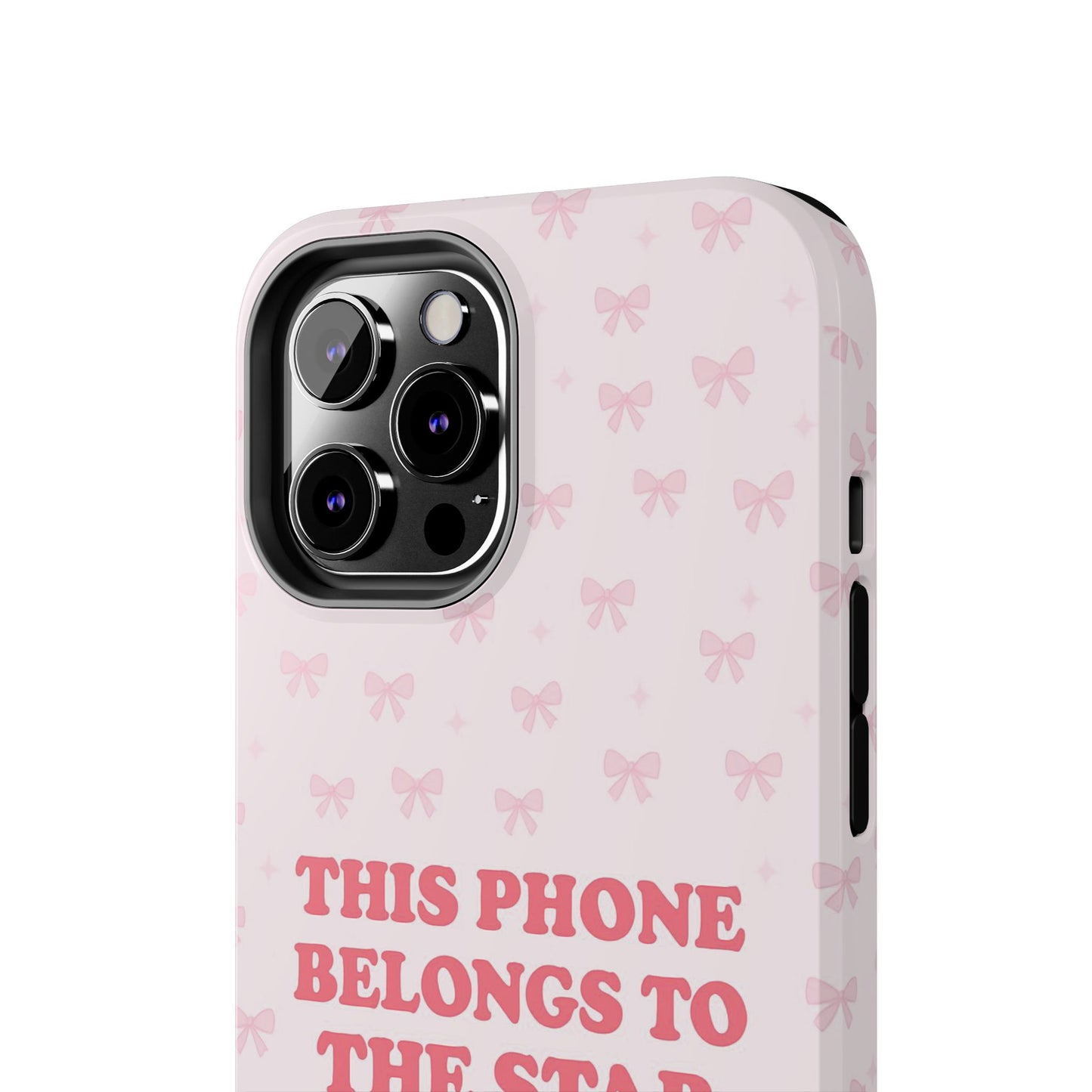 Sosa Nova “Star of the Show” Pink Bow Phone Case