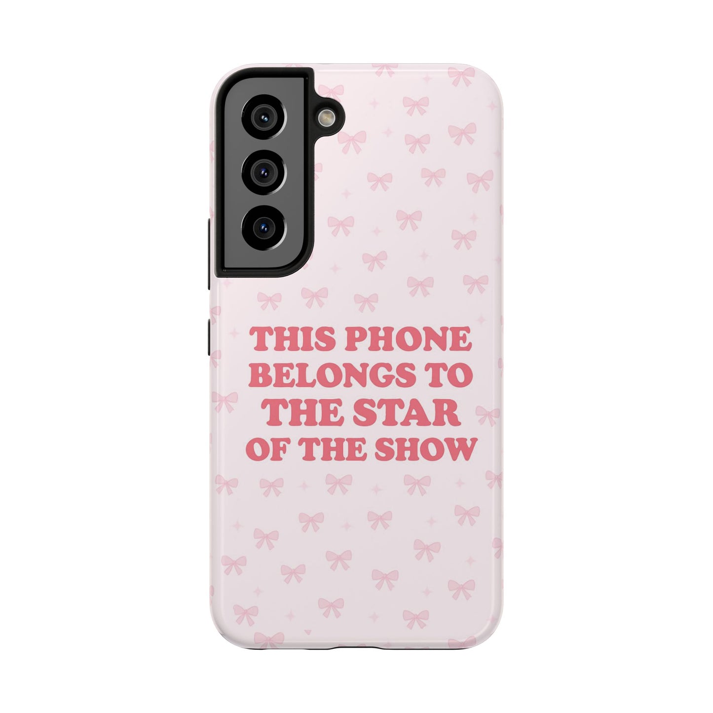 Sosa Nova “Star of the Show” Pink Bow Phone Case