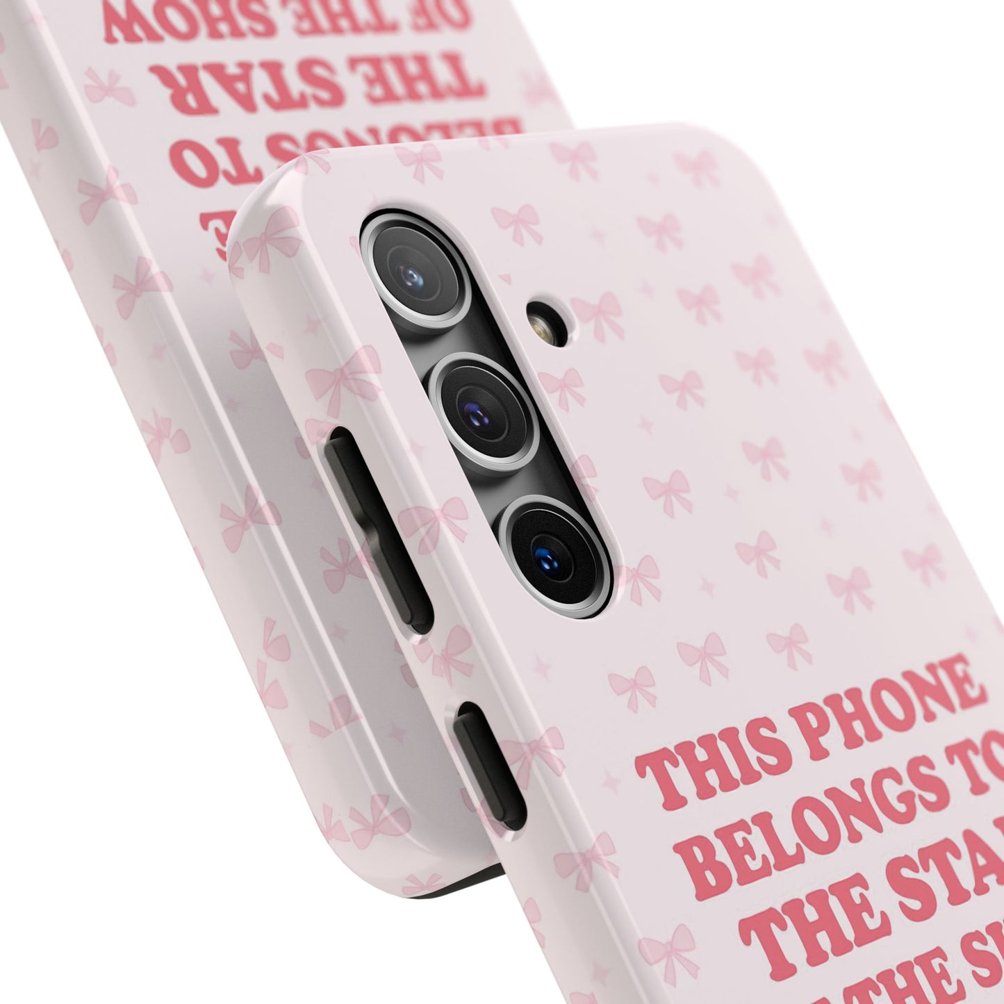 Sosa Nova “Star of the Show” Pink Bow Phone Case