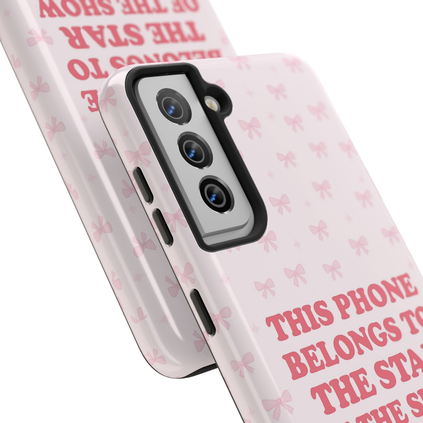 Sosa Nova “Star of the Show” Pink Bow Phone Case
