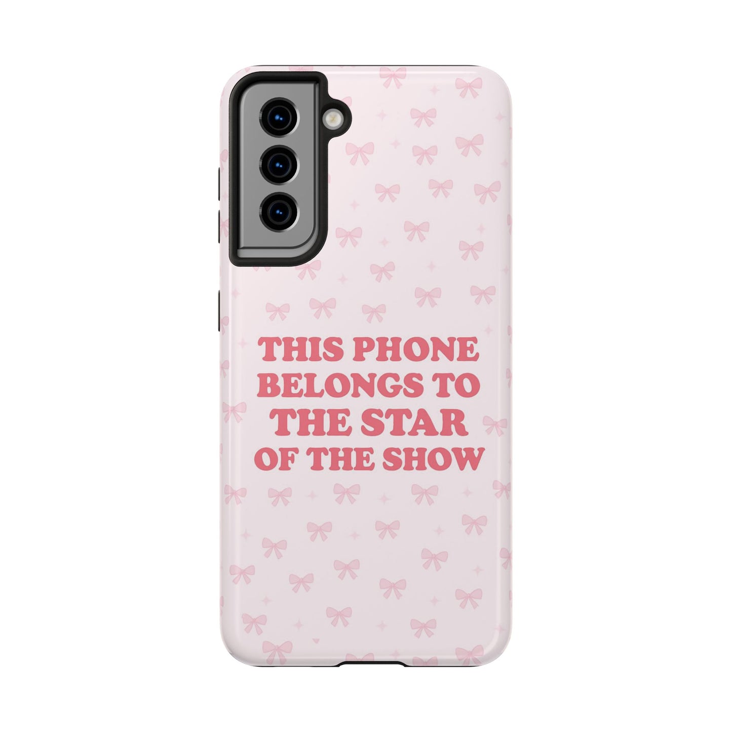 Sosa Nova “Star of the Show” Pink Bow Phone Case