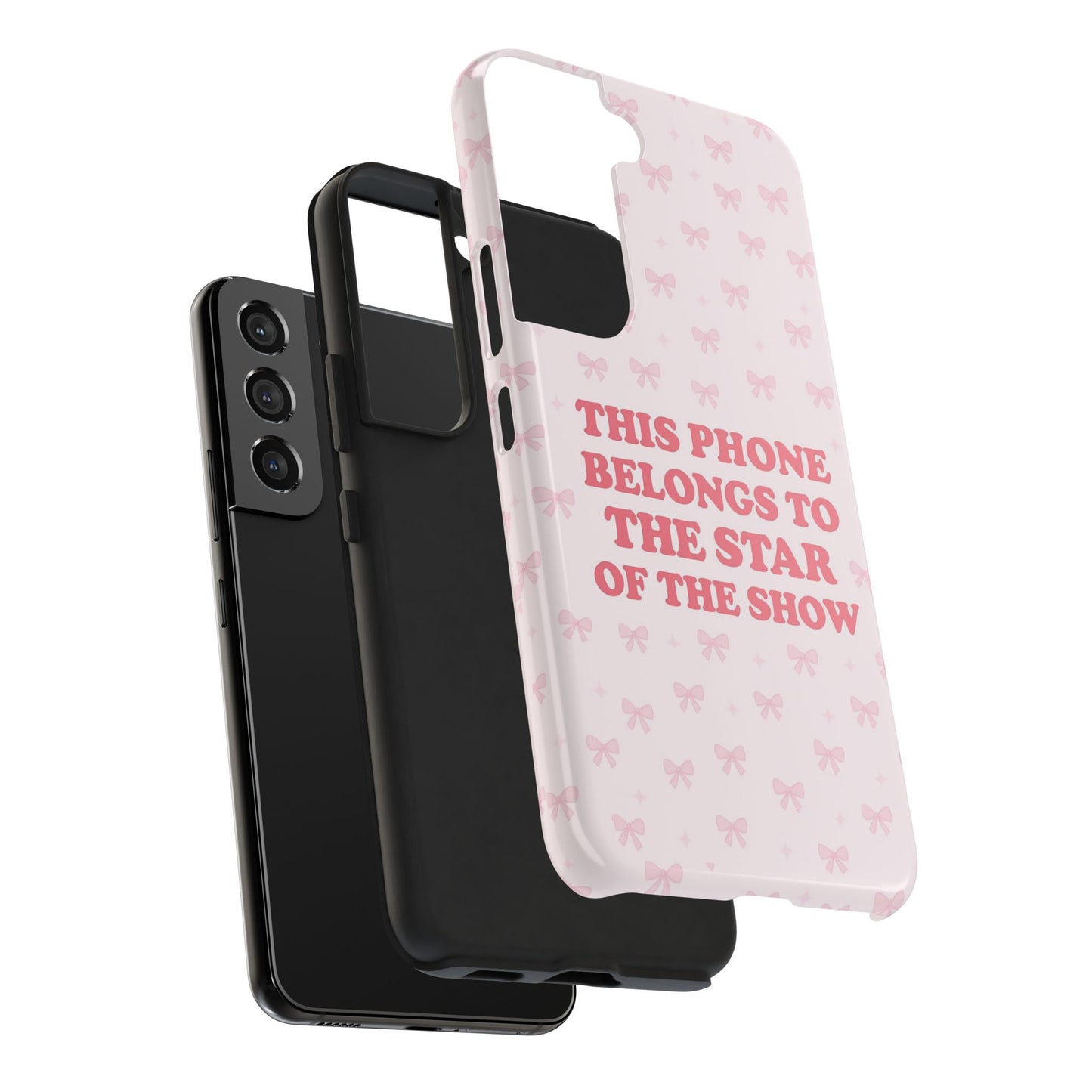 Sosa Nova “Star of the Show” Pink Bow Phone Case