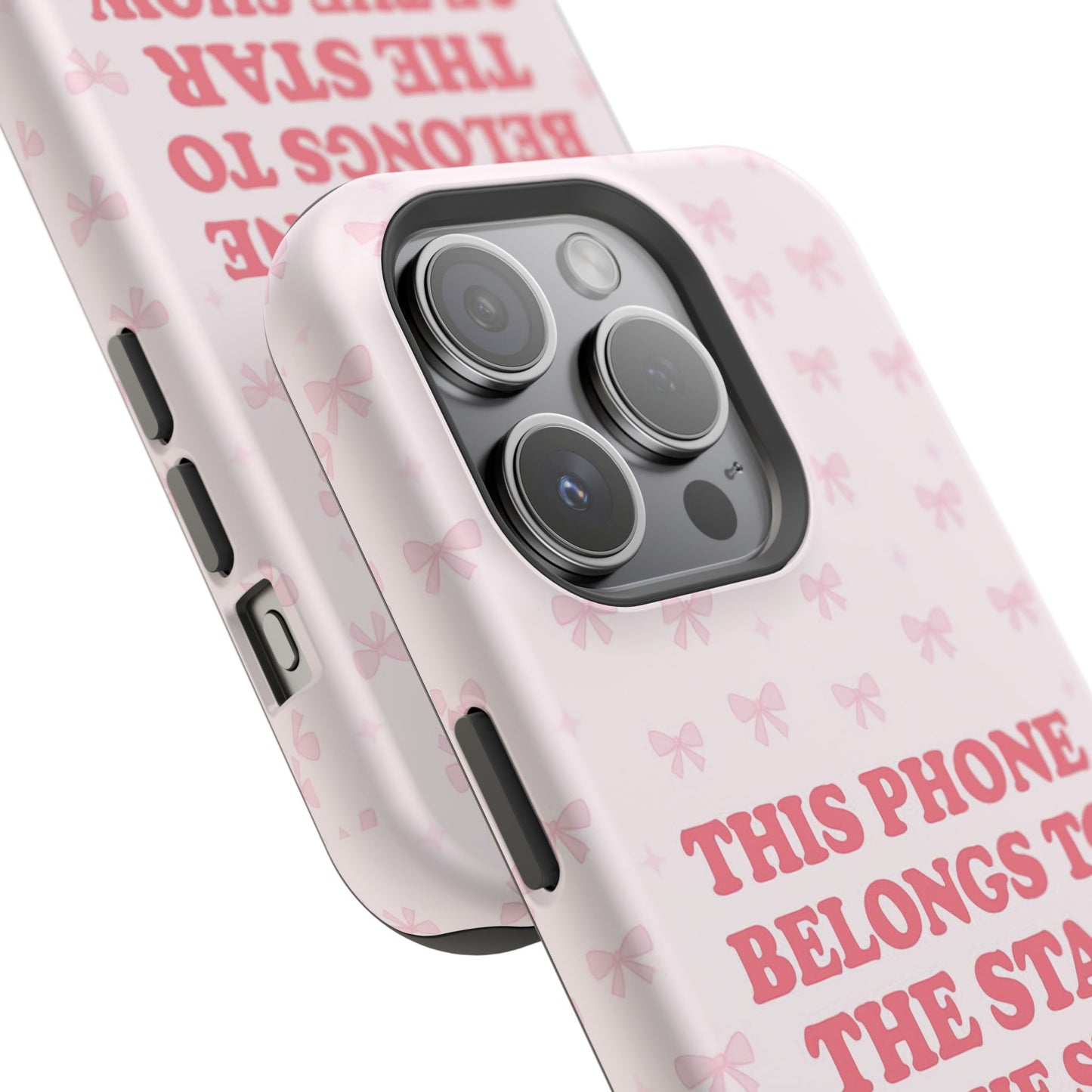 Sosa Nova “Star of the Show” Pink Bow MagSafe Phone Case