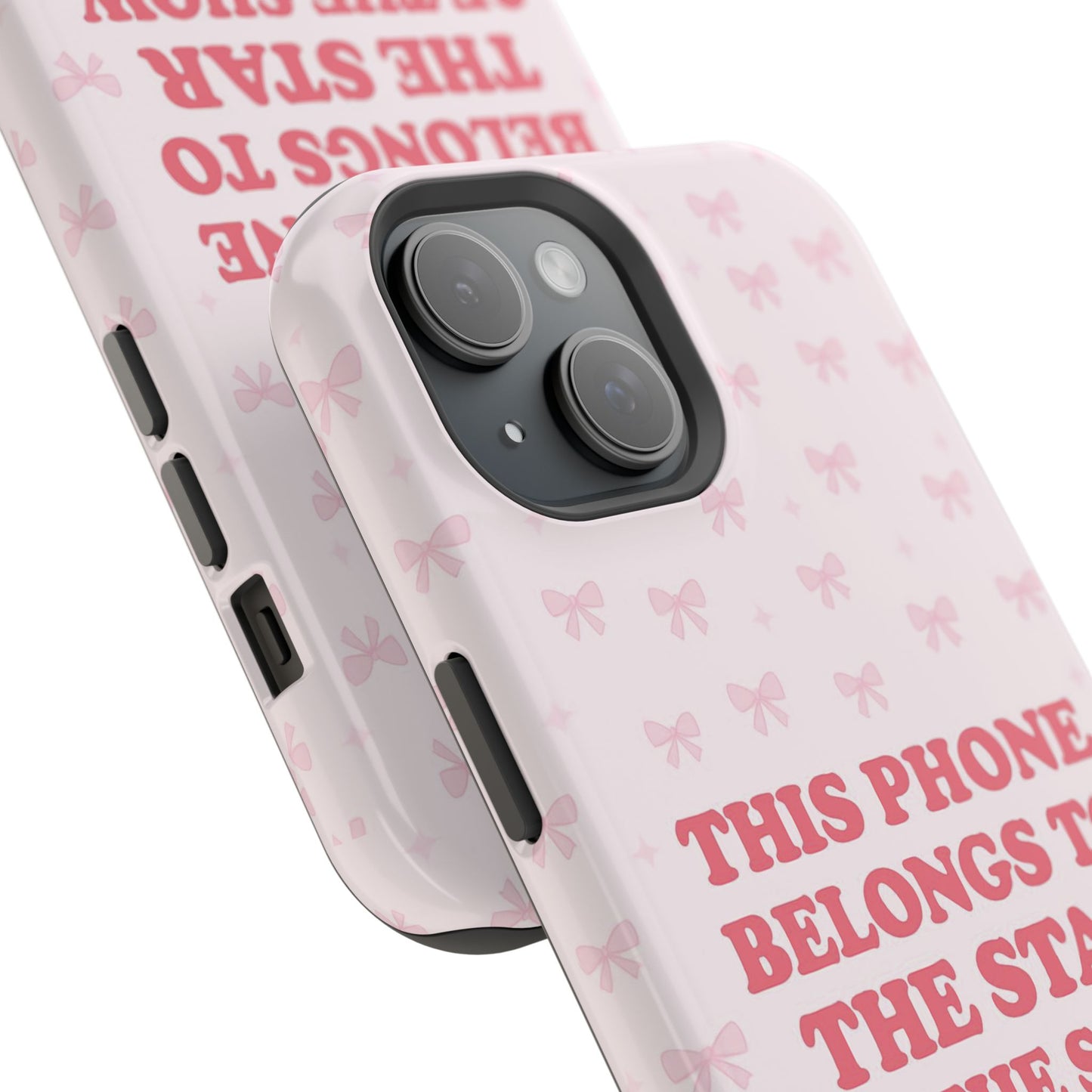 Sosa Nova “Star of the Show” Pink Bow MagSafe Phone Case