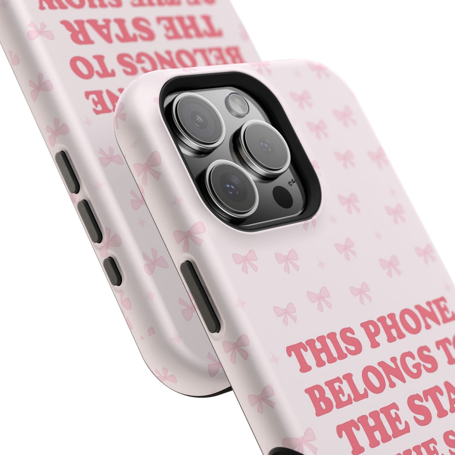 Sosa Nova “Star of the Show” Pink Bow MagSafe Phone Case