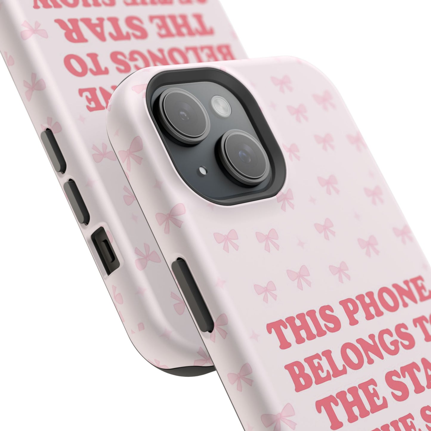 Sosa Nova “Star of the Show” Pink Bow MagSafe Phone Case