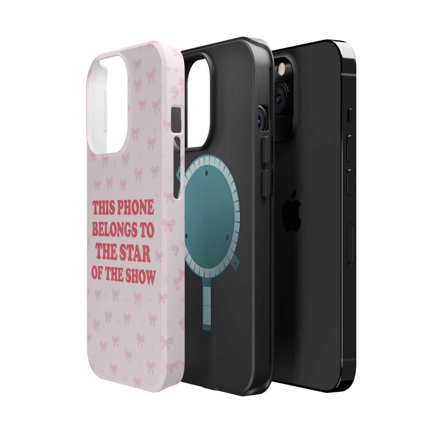 Sosa Nova “Star of the Show” Pink Bow MagSafe Phone Case