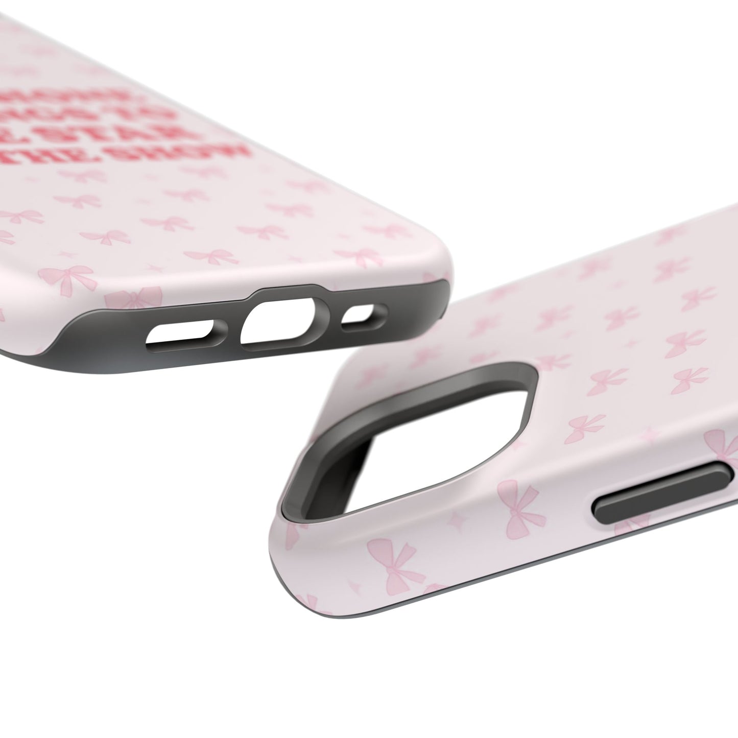 Sosa Nova “Star of the Show” Pink Bow MagSafe Phone Case