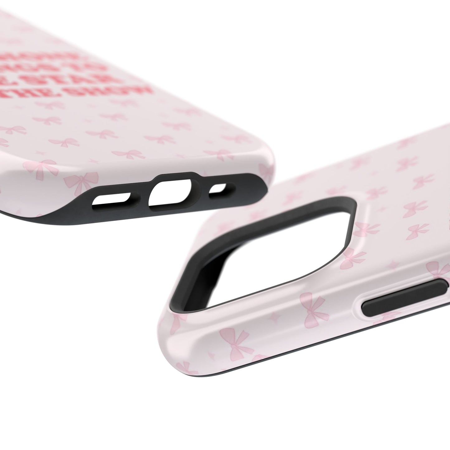 Sosa Nova “Star of the Show” Pink Bow MagSafe Phone Case