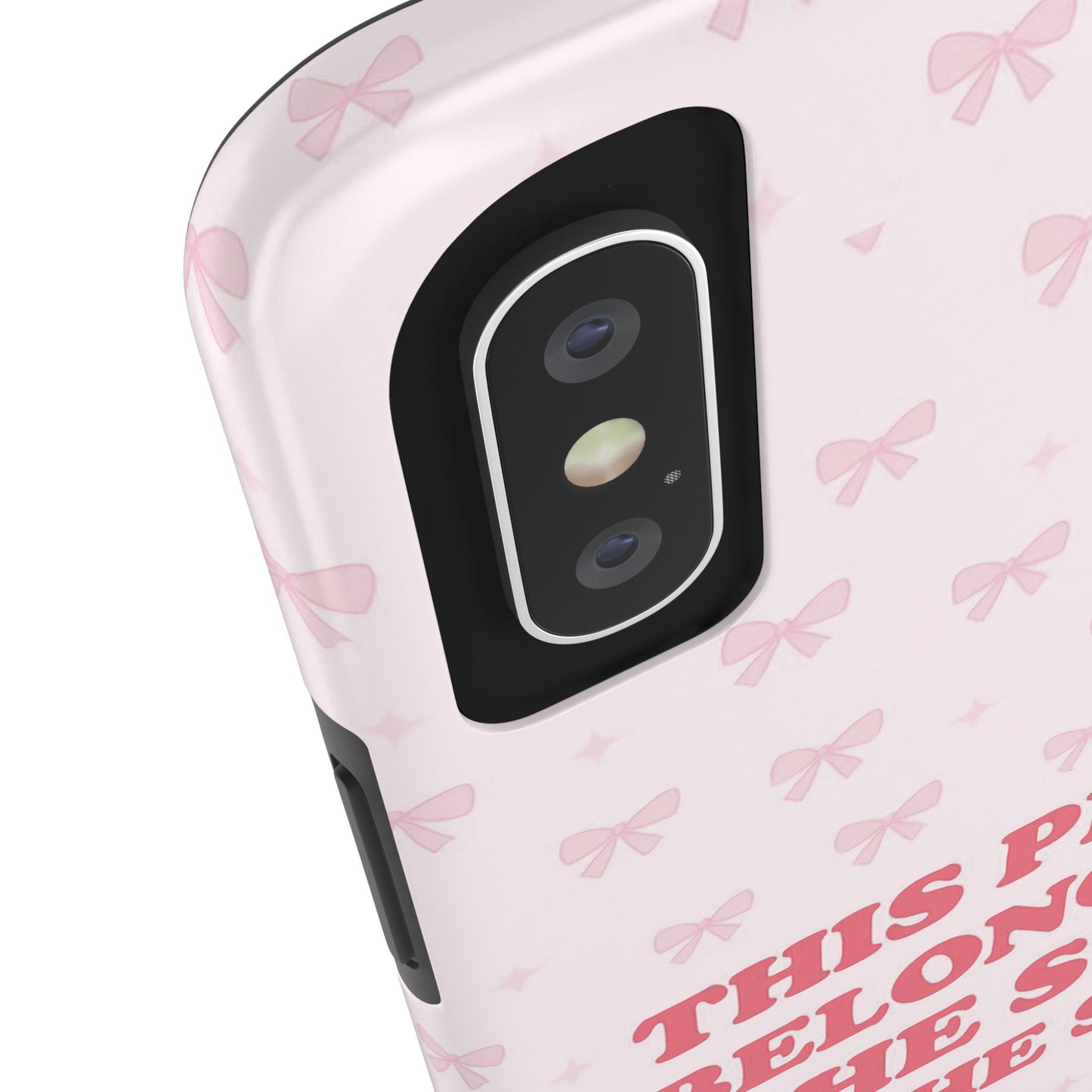 Sosa Nova “Star of the Show” Pink Bow Phone Case