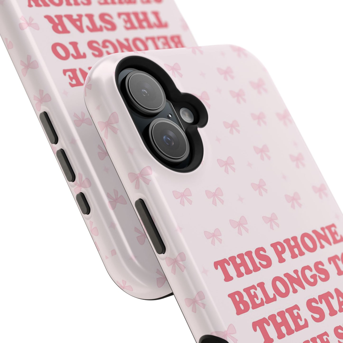 Sosa Nova “Star of the Show” Pink Bow MagSafe Phone Case