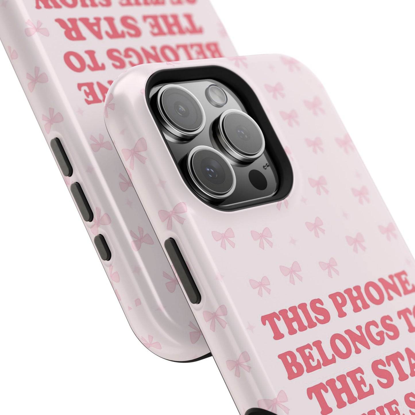 Sosa Nova “Star of the Show” Pink Bow MagSafe Phone Case
