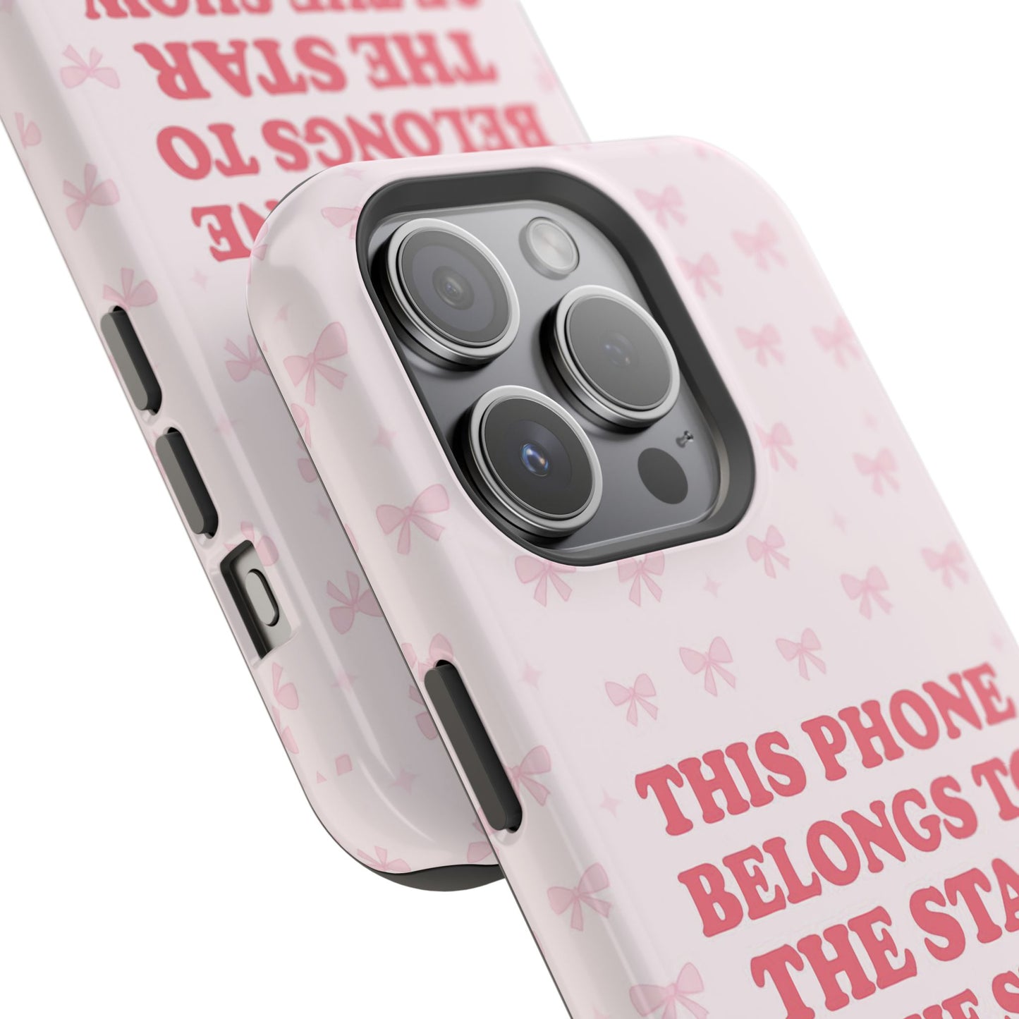 Sosa Nova “Star of the Show” Pink Bow MagSafe Phone Case