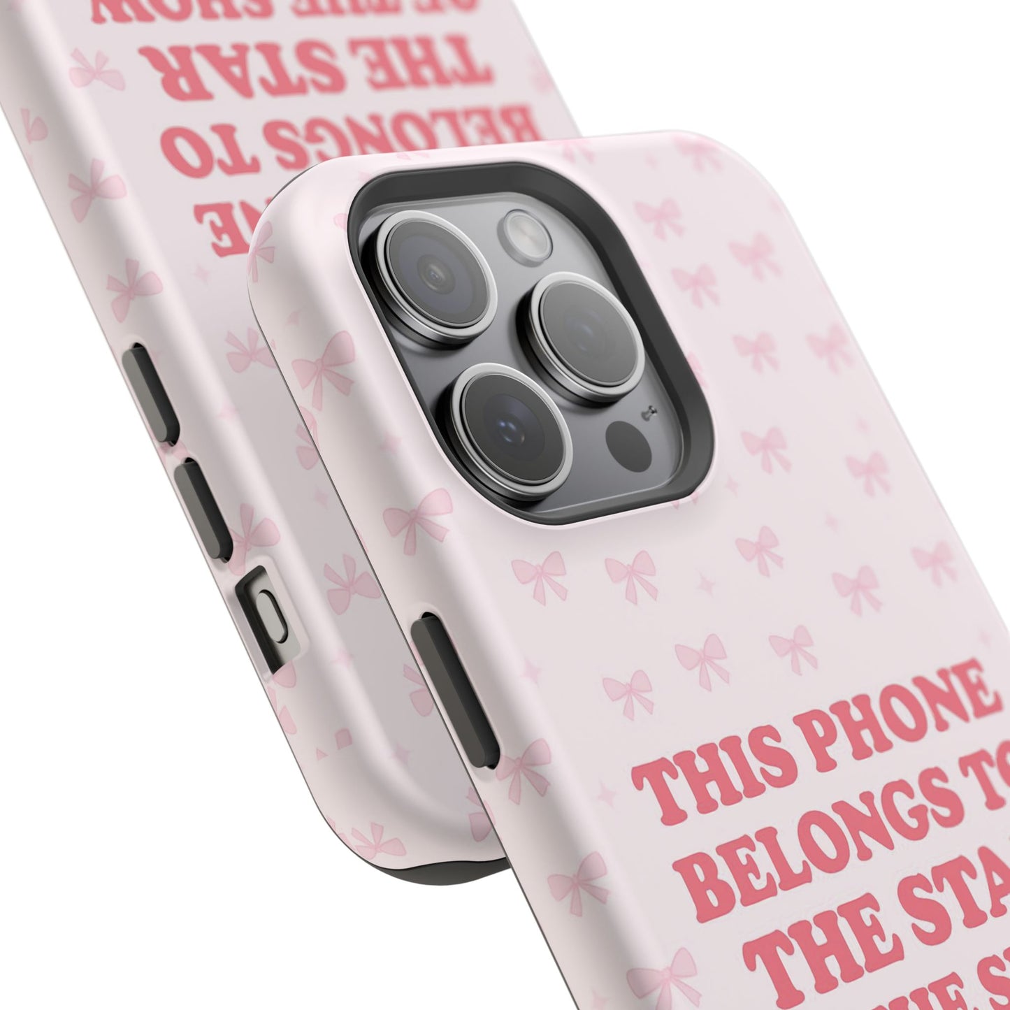 Sosa Nova “Star of the Show” Pink Bow MagSafe Phone Case