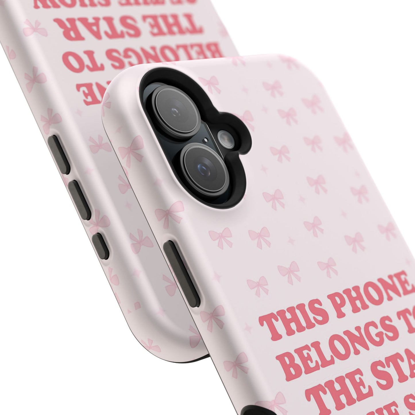 Sosa Nova “Star of the Show” Pink Bow MagSafe Phone Case